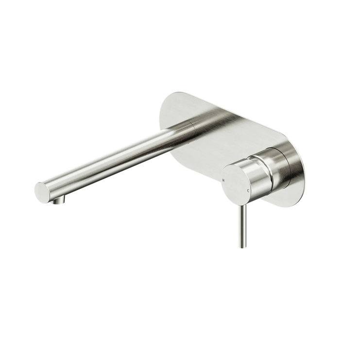 Dolce II Wall Basin/Bath Mixer (Brushed Nickel)