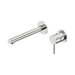 Dolce II Wall Basin/Bath Mixer Separate Back Plate (Brushed Nickel)