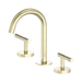 Mecca Lever Basin Set Arc Spout (Brushed Gold)