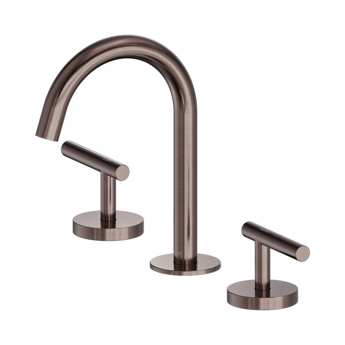 Mecca Lever Basin Set Arc Spout (Brushed Bronze)