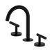 Mecca Lever Basin Set Arc Spout (Matte Black)