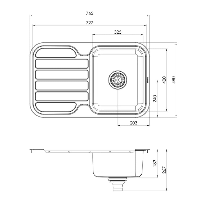 Specification Line Drawing