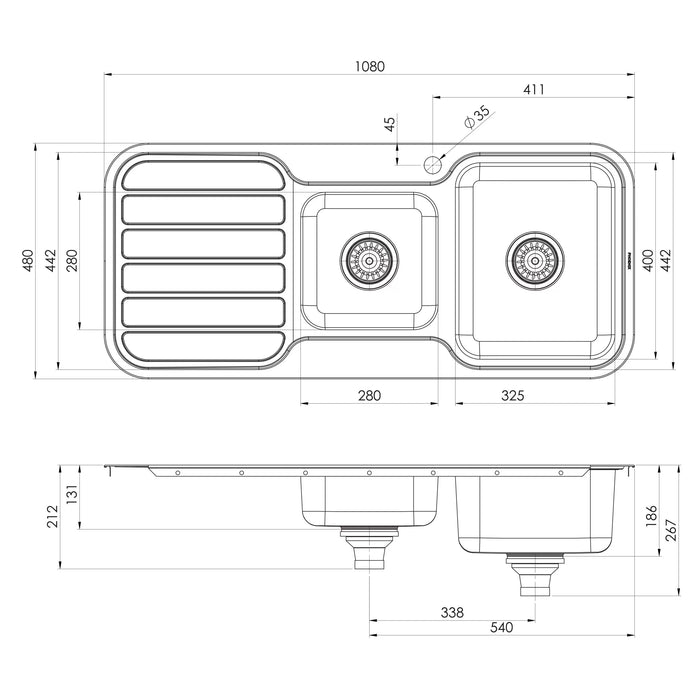 Specification Line Drawing