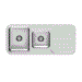 The Phoenix 1000 Series Sinks without tap holes can be installed left or right hand facing
