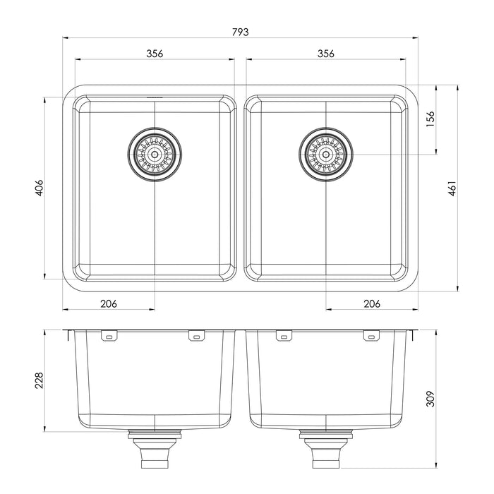 Specification Line Drawing