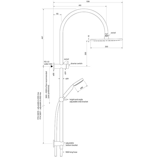 Specification Line Drawing