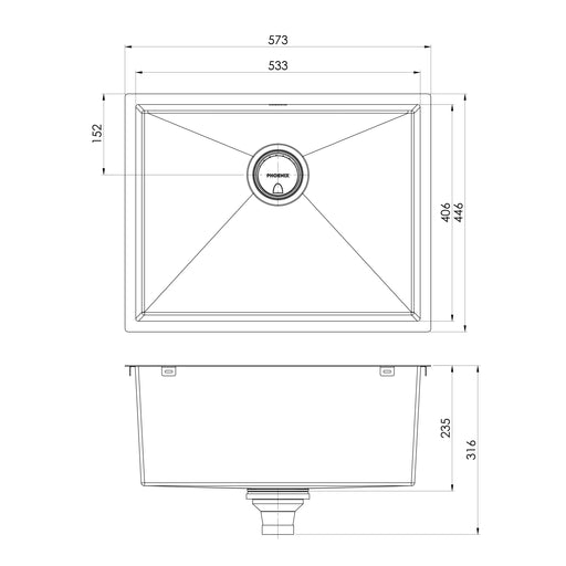 Specification Line Drawing