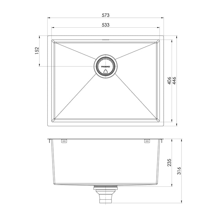 Specification Line Drawing