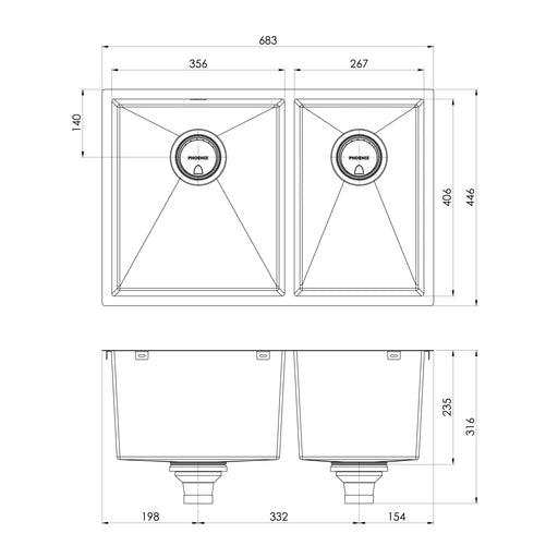 Specification Line Drawing