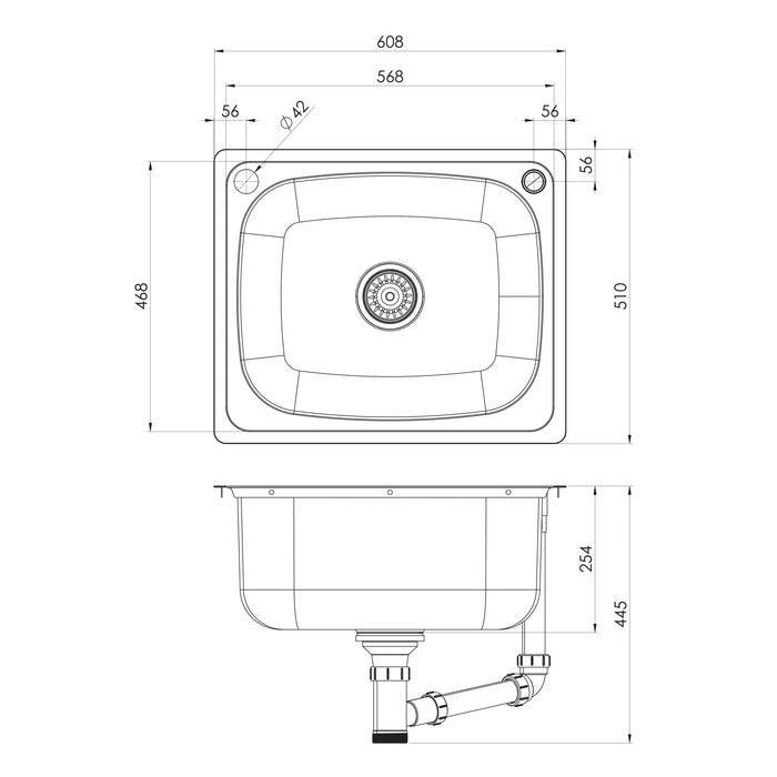 Specification Line Drawing