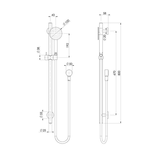 Specification Line Drawing