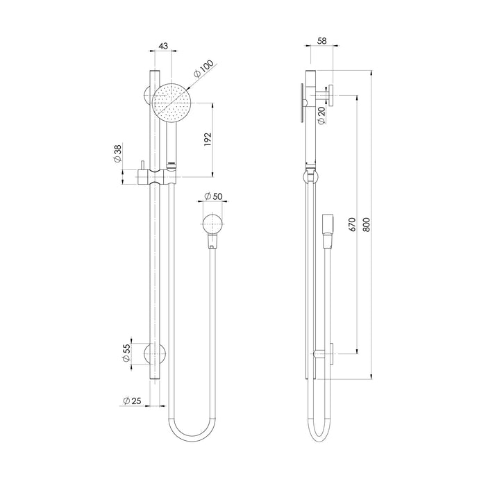 Specification Line Drawing