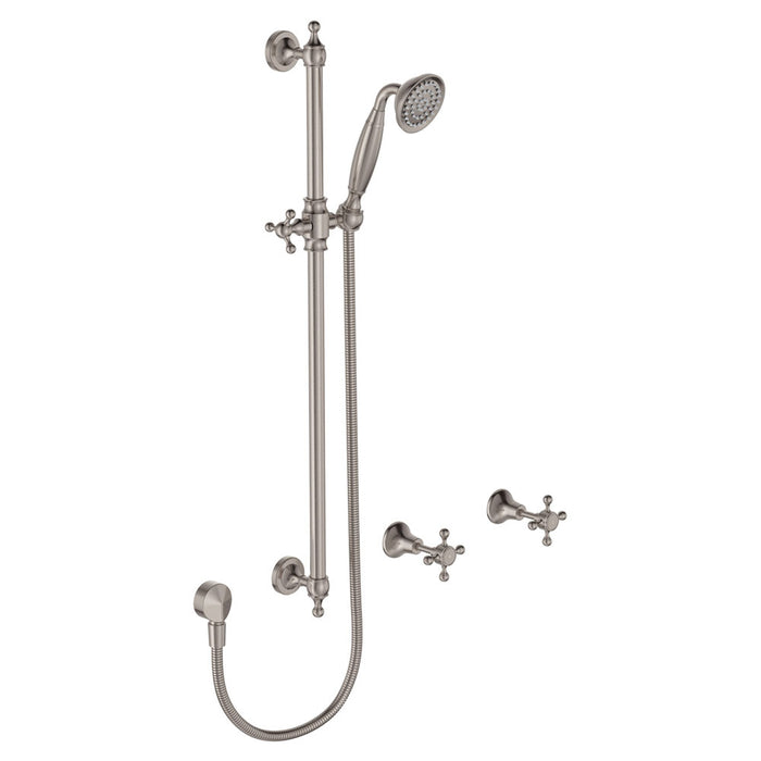 Lillian Rail Shower Set (Brushed Nickel)