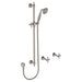 Lillian Rail Shower Set (Brushed Nickel)