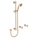 Lillian Rail Shower Set (Urban Brass)