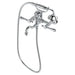 Lillian Lever Exposed Bath Set with Hand Shower in Chrome