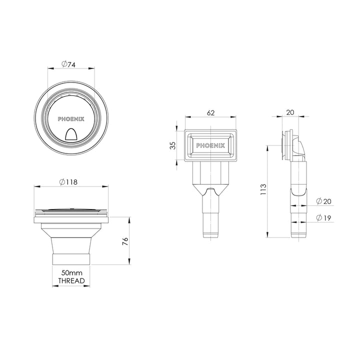 Specification Line Drawing