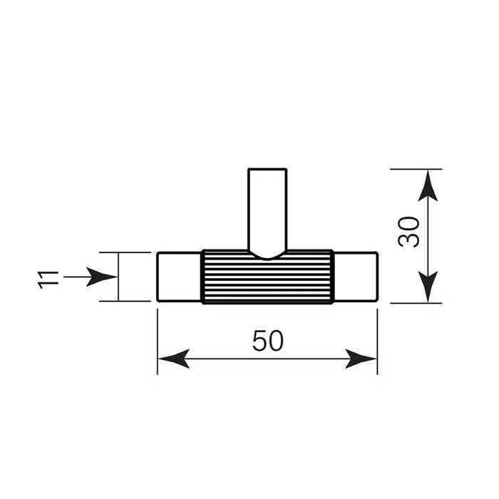 Specification Line drawing Fluted centre