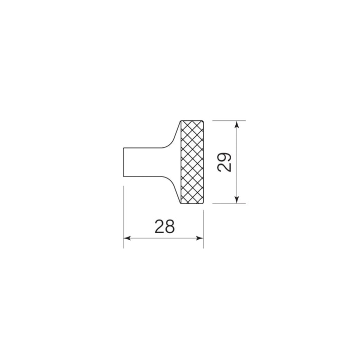 Specification Line Drawing Knurled