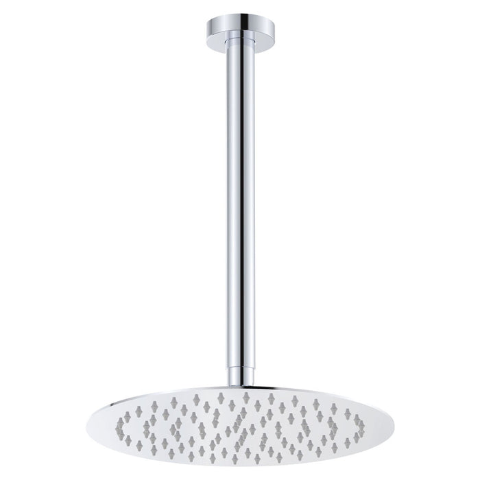 Fienza Kaya Ceiling Shower 250mm Head 350mm Drop (Chrome)