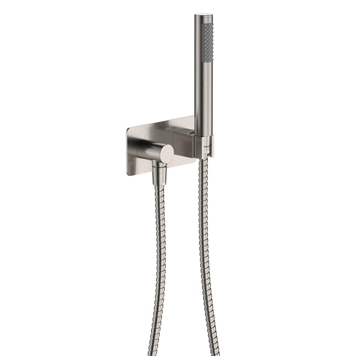 Fienza Isabella Hand Shower Rectangular Plate (Brushed Nickel)