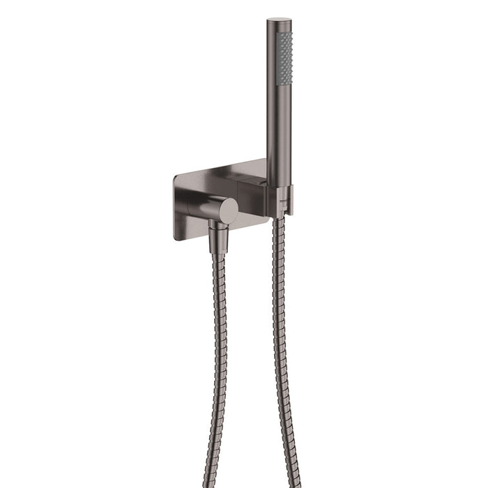 Fienza Isabella Hand Shower Rectangular Plate (Gun Metal)