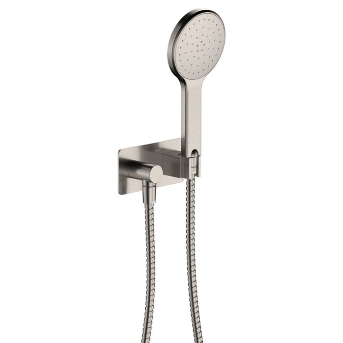 Fienza Kaya Hand Shower Rectangular Plate (Brushed Nickel)