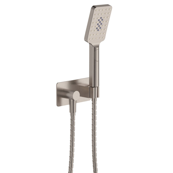 Fienza Tono Hand Shower Rectangular Plate (Brushed Nickel)