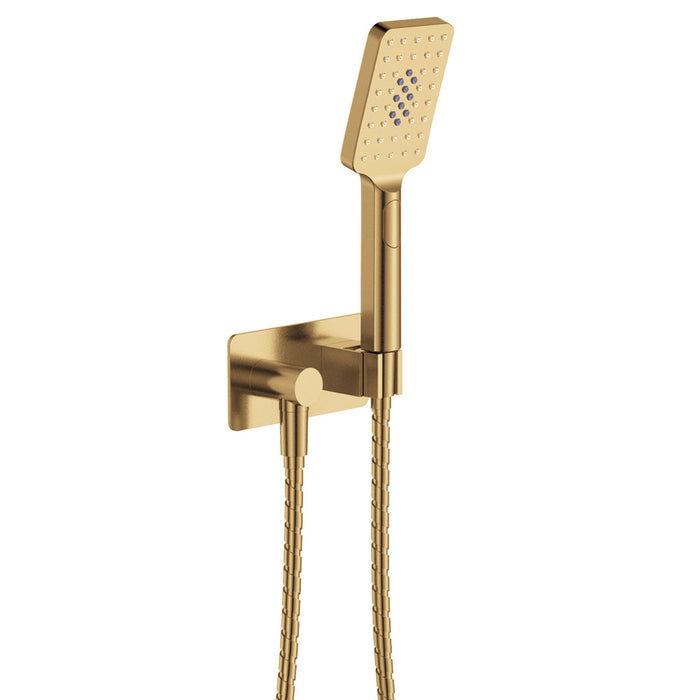 Fienza Tono Hand Shower Rectangular Plate (Urban Brass)