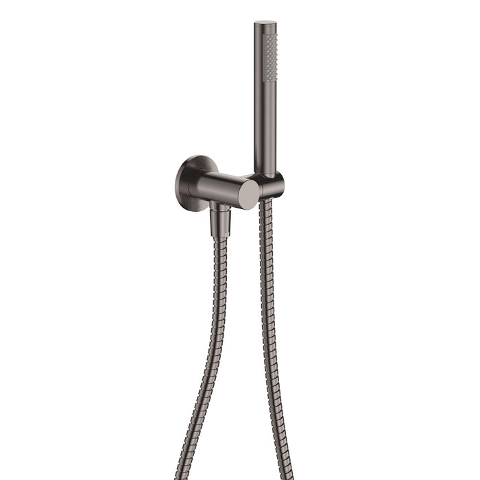 Fienza Isabella Hand Shower Round Plate (Gun Metal)
