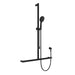 Fienza Care Inverted T Rail Shower with Push/Pull Slider (Matte Black)