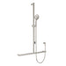 Fienza Care Inverted T Rail Shower with Push/Pull Slider (Brushed Nickel)