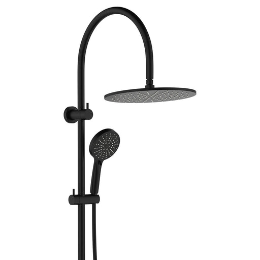 Fienza Empire Slim Curved Twin Shower (Matte Black)