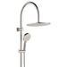 Fienza Empire Slim Curved Twin Shower (Brushed Nickel)