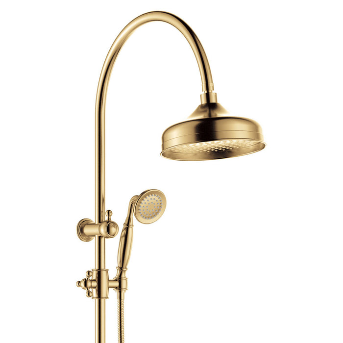 Lillian Twin Shower in Urban Brass