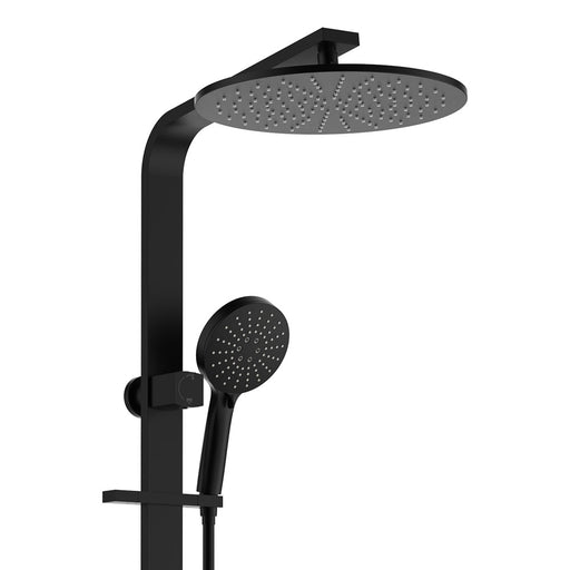 Fienza Empire Slim Deluxe Twin Shower (Matte Black)