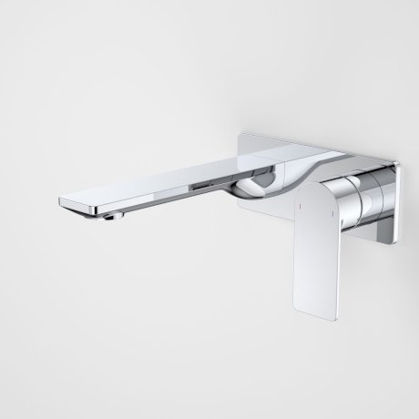Caroma | Urbane II Wall Basin/Bath Mixer Set 180mm - Square Cover Plate different viewing angle
