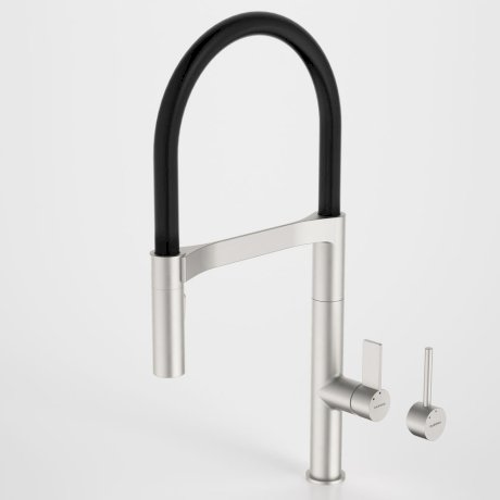 Caroma | Liano II Pull Down Sink Mixer With Dual Spray in Brushed Nickel