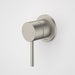 Caroma | Liano II Bath/Shower Wall Mixer with Round Plate in Brushed Nickel