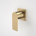 Caroma | Urbane II Bath/Shower Wall Mixer with Square Plate in Brushed Brass
