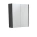 Fienza Mirror Cabinet 600mm (Satin Black)