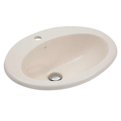 Fienza RAK Jessica Ivory Fully-Inset Basin (1 Tap Hole)