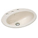 Fienza RAK Jessica Ivory Fully-Inset Basin (3 Tap Holes)