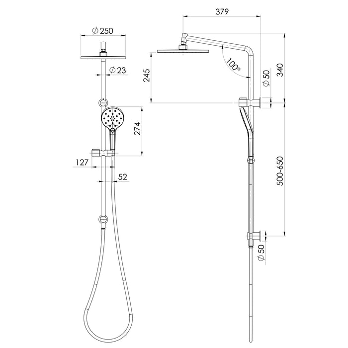 Specification Line Drawing