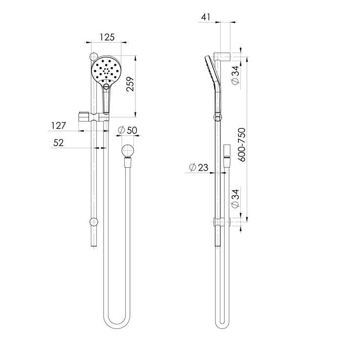 Specification Line drawing