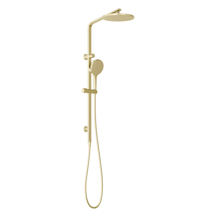 Oxley Twin Shower with LuxeXP in Brushed Gold