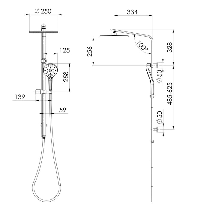 Specification Line Drawing