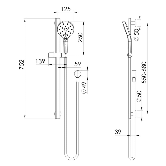 Specification Line Drawing