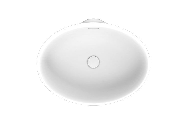 ADP Ozera Semi Inset Basin (Gloss White & Matt White)
