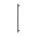 Phoenix Heated Single Towel Rail Round 800mm (Brushed Carbon)